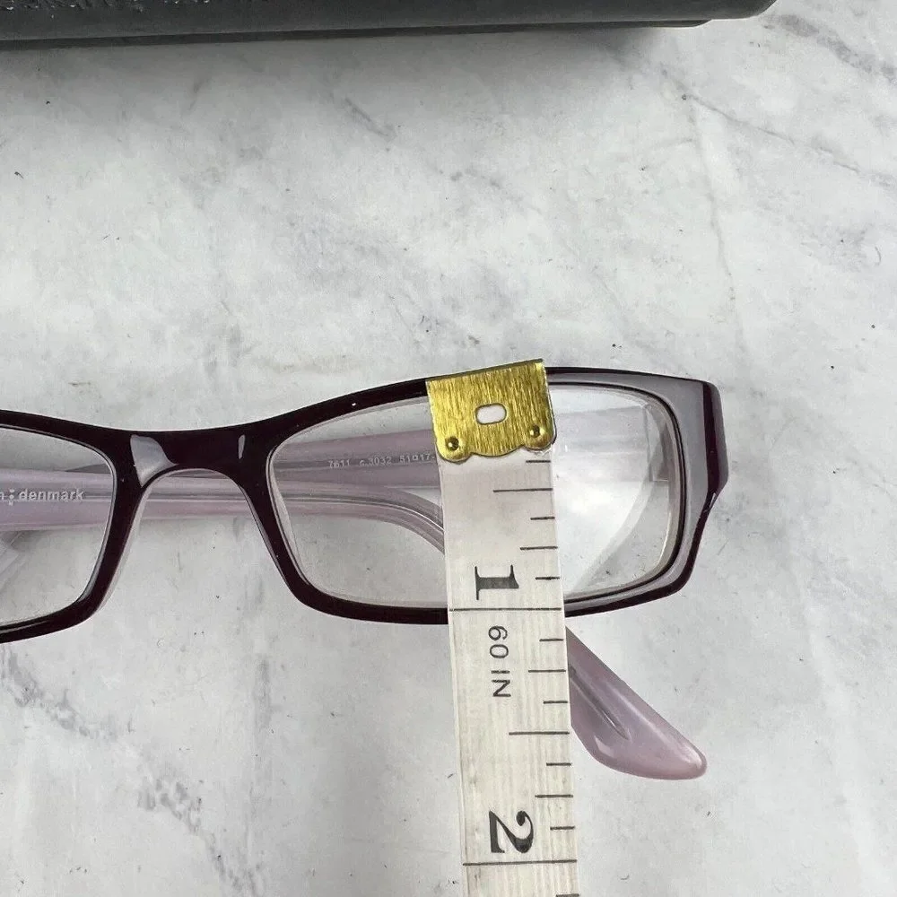 PRODESIGN DENMARK EYEGLASSES Womens AUBERGINE Purple 7611 c.3032 With Case